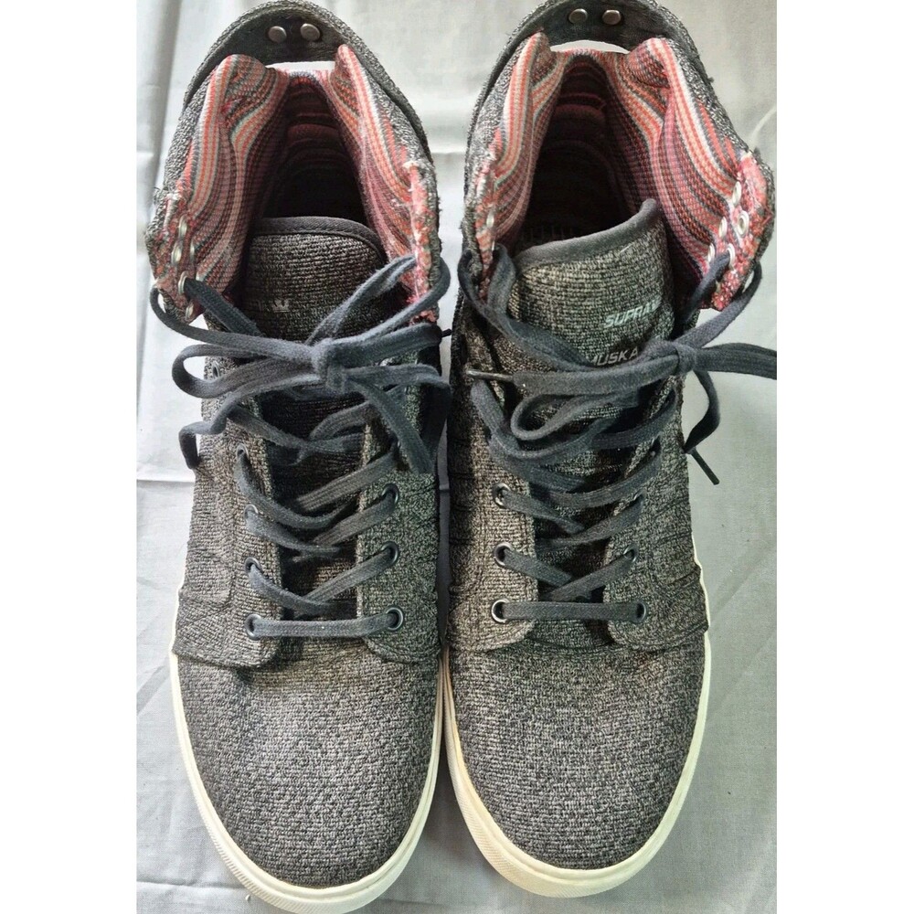 Supra Muska 001 Skytop Sneakers Men's Size 10.5 Dark Heather Gray Chad Muska